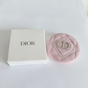 Dior Beauty Pink Quilted Compact Mirror & Dior large white box